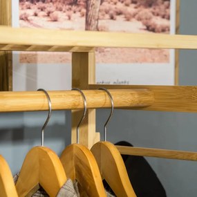 Charriot Tejo – 90x30x155 cm – Bambu Natural – Design Natura