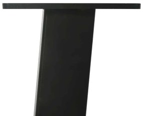 Pés de mesa de console 4 peças, preto, 72 cm, aço
