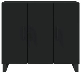 Aparador 90x34x80 cm derivados de madeira preto