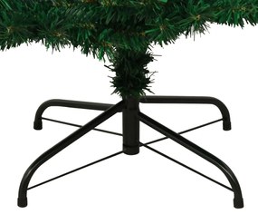 Árvore de Natal rotativa pré-iluminada + suporte PVC verde