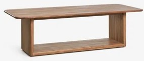 Mesa De Jantar Retangular 265x120 Cm Em Madeira De Acácia Siena Castanho Acácia - Sklum