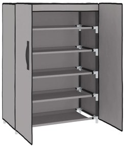 Sapateira 60x28x90 cm tecido cinzento