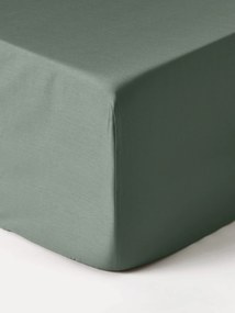 Lençol elástico em cetim de algodão para cama divã Premium