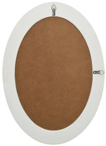 Espelho de parede estilo barroco 50x70 cm branco