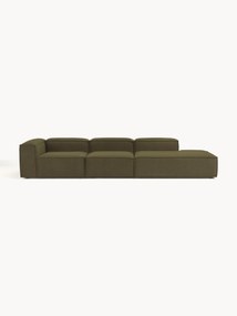 Chaise longue modular XL em bouclé Lennon