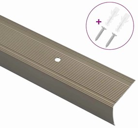 Perfis para degraus 30 pcs champanhe 67 cm Alumínio