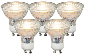 Conjunto de 5 Lâmpadas LED GU10 COB 3.5W 330lm 3000K