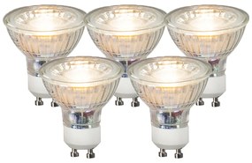 Conjunto de 5 lâmpadas LED GU10 COB 3,5W 330 lm 3000K