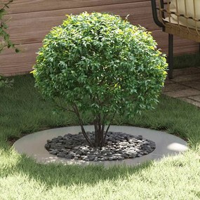 vidaXL Anel de Árvore Plana 5 pcs Ø50/80 cm em Aço Galvanizado.