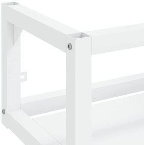 Estrutura de parede p/ lavatório ferro 79x38x31cm branco