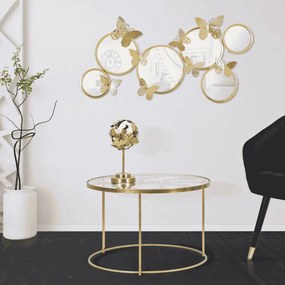 MESA DE CENTRO Ø 60X40,5 CM DOURADO