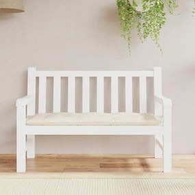 vidaXL Almofadão p/ banco de jardim tecido oxford branco nata