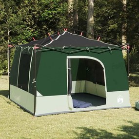 vidaXL Tenda interior com telhado Verde 290 x 288 x 234 cm tafetá