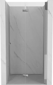 Mexen Mist-F Porta de chuveiro dobrável direita 120 cm, transparente, cromada - 8A6-120-000-01-00-P