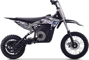 Mota Elétrica Infantil WOLF-E 1000W 36V com Bateria de Lítio, 3 Velocidades e Travões de Disco – Preta