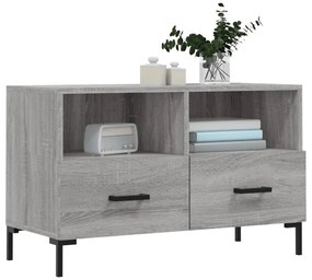 Móvel de TV 80x36x50 cm derivados de madeira cinzento sonoma