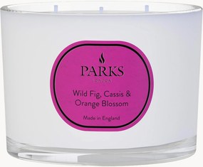 Vela perfumada artesanal de três pavios Vintage Aromatherapy (figo selvagem, groselha-preta e flor de laranjeira)