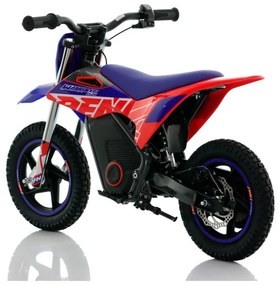 Mini moto eléctrica velocidade até 13 Km/h C/Limitador  RFN Warrior SX-E150 150W 12” Azul/Vermelho