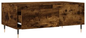 Mesa de centro 90x50x36,5 cm derivados madeira carvalho fumado
