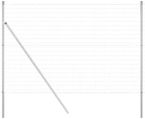 Cerca Euro da com 7 postes, 1.6 x 10m de aço galvanizado