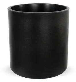 Vaso de flores colorido Polietileno CASA, JARDIM, RESTAURANTE, BAR HORTENSIA 40 (ø40x40 cm) - Preto