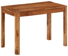 vidaXL Mesa de jantar acácia maciça c/ acabamento a mel 110x60x76cm