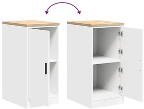 Armário de arrumação de garagem Branco 40x51x85 cm