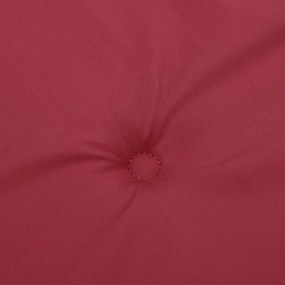 Almofadões p/ cadeira encosto alto 6 pcs oxford vermelho tinto