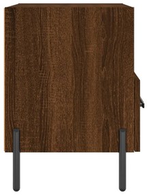 Mesa de cabeceira 2 pcs derivados de madeira carvalho castanho