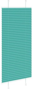 Plissado Cego Gasolina verde 55x150 cm Largura Tecido 54,4 cm
