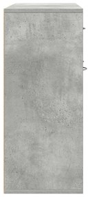 Aparador 88x30x70 cm contraplacado cinzento cimento