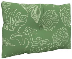 Almofadões p/ móveis paletes 2 pcs tecido oxford padrão folhas