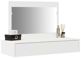 Aparador de parede branco 100x40x70 cm