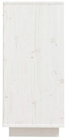 Aparador 60x34x75 cm madeira de pinho maciça branco