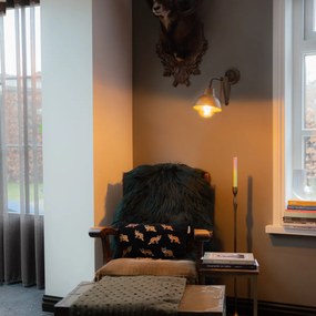 Candeeiro de parede industrial em latão ajustável - Avon