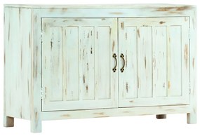 Aparador 110x35x70 cm madeira de mangueira maciça azul-claro