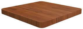vidaXL Tampo mesa quadrado 50x50x4 cm carvalho tratado castanho-escuro