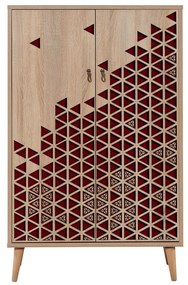 Armário Multiuso Multibox – Carvalho Sonoma – 80x127x36 cm