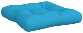 Almofadões para paletes 3 pcs tecido azul