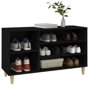Sapateira 102x36x60 cm derivados de madeira preto