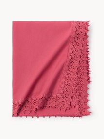 Toalha de mesa com acabamento em renda Flavia