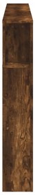 Cabeceira c/ LEDs 180x18,5x103,5 cm carvalho fumado