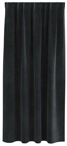 Cortinas Blackout vidaXL com fita superior 2 pcs Veludo Preto