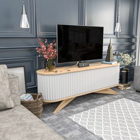 Móvel TV Stor – Sapphire White – 180 cm x 43 cm x 60 cm