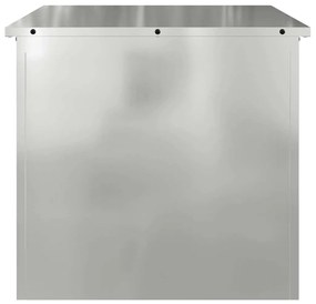 Caixa de Armazenamento Externa - 55x50,5x50 cm em Aço Galvanizado