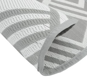Tapete de exterior Ø120 cm ARAKIL PP cinzento