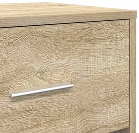 Mesas de cabeceira 2 pcs com gaveta 40x34x50 cm carvalho sonoma