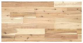 vidaXL Tampo p/ móvel casa de banho 100x40x4 acácia maciça não tratada