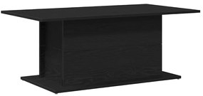 Mesa de Centro vidaXL Preto Carvalho 102x55,5x40 cm em Madeira de Enge