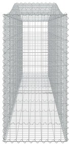 Cestos gabião arqueados 7pcs 400x50x100/120cm ferro galvanizado